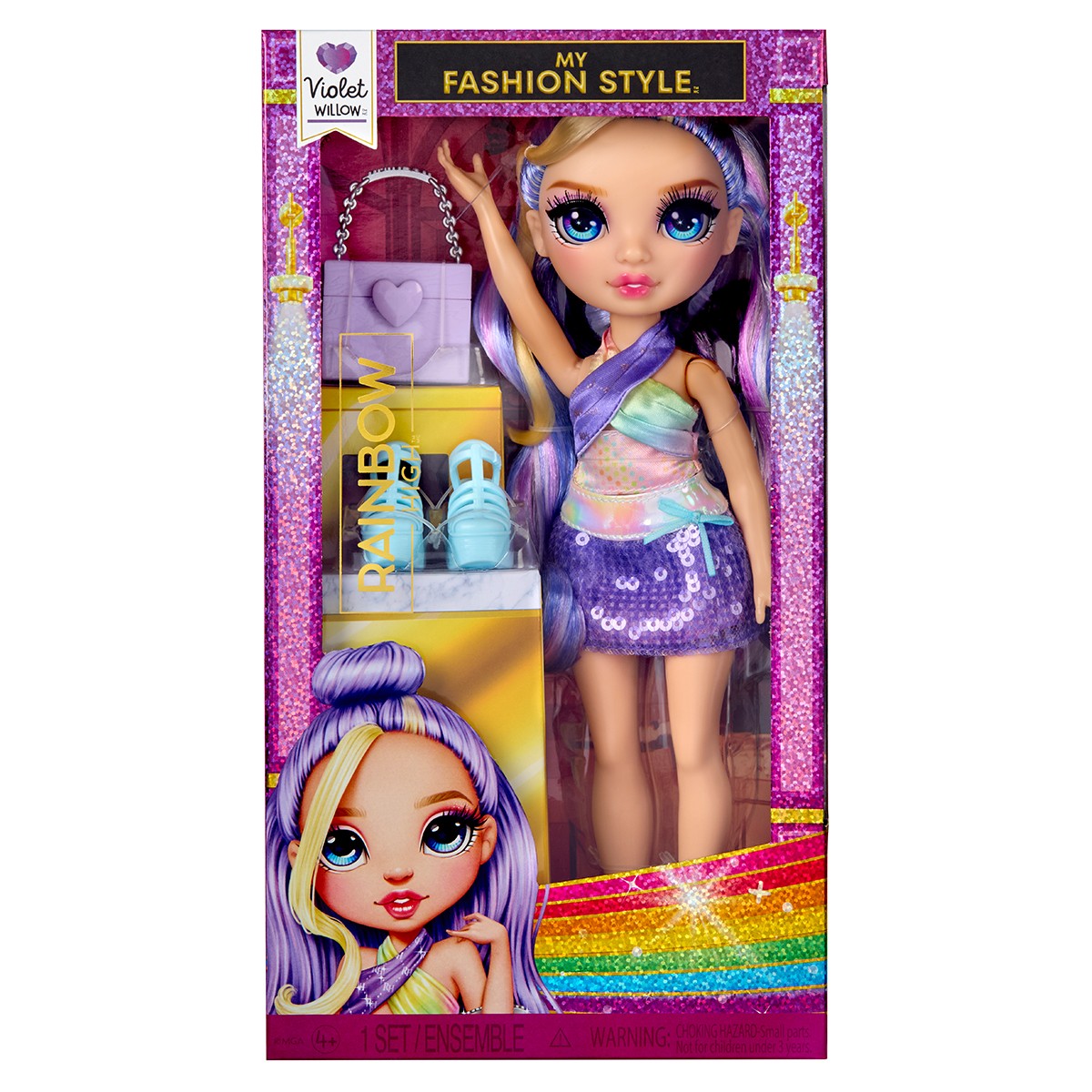 Лялька Rainbow High серії “My Fashion Style” — Віолетта (з аксес) — фото 6