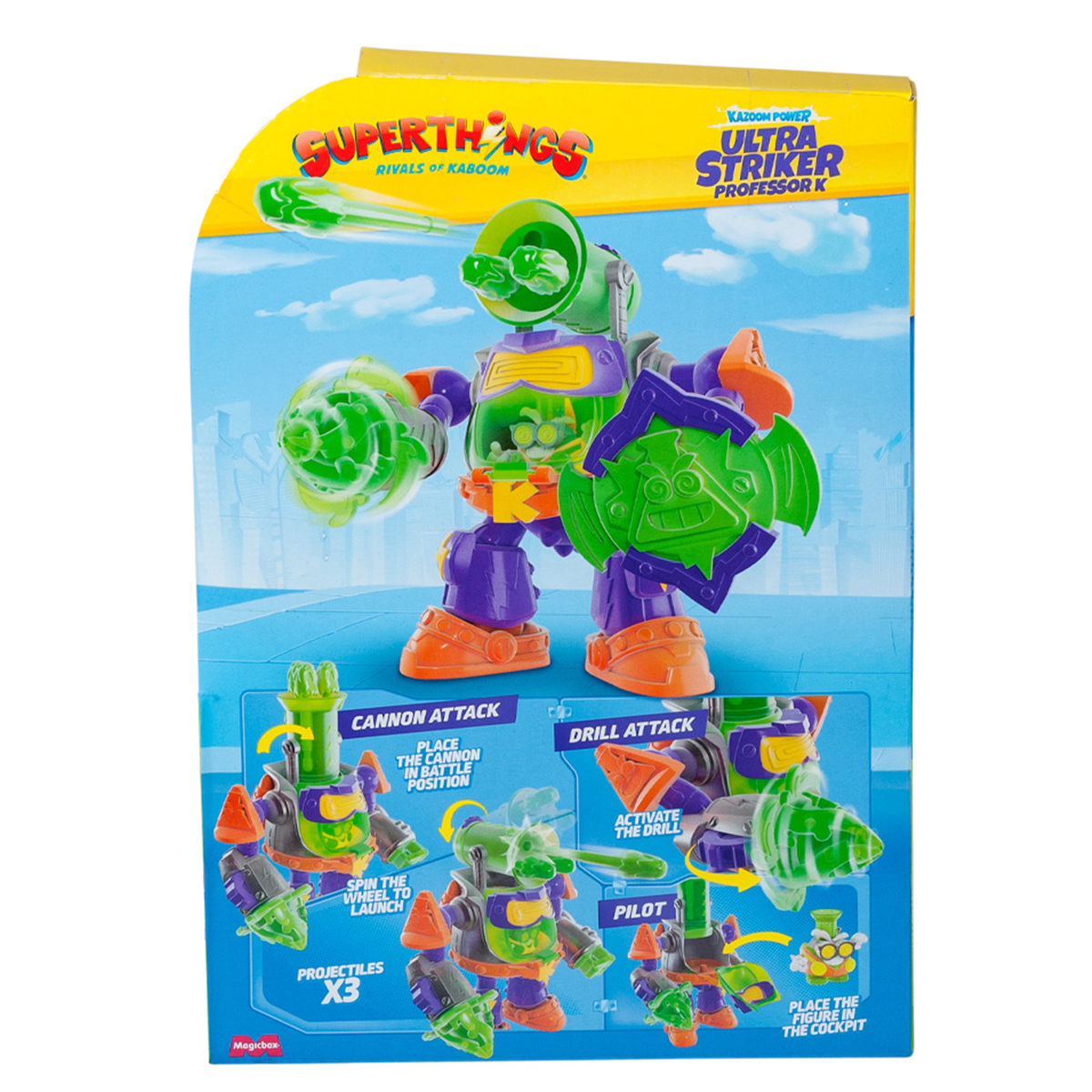 Игровой набор Superthings S серии "Kazoom Power" – Ультрастрайкер Профессор к — фото 9