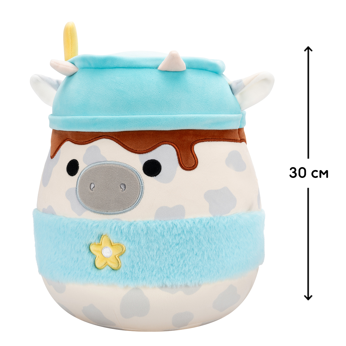 М'яка іграшка Squishmallows – Сіра Корівка (30 cm) — фото 2