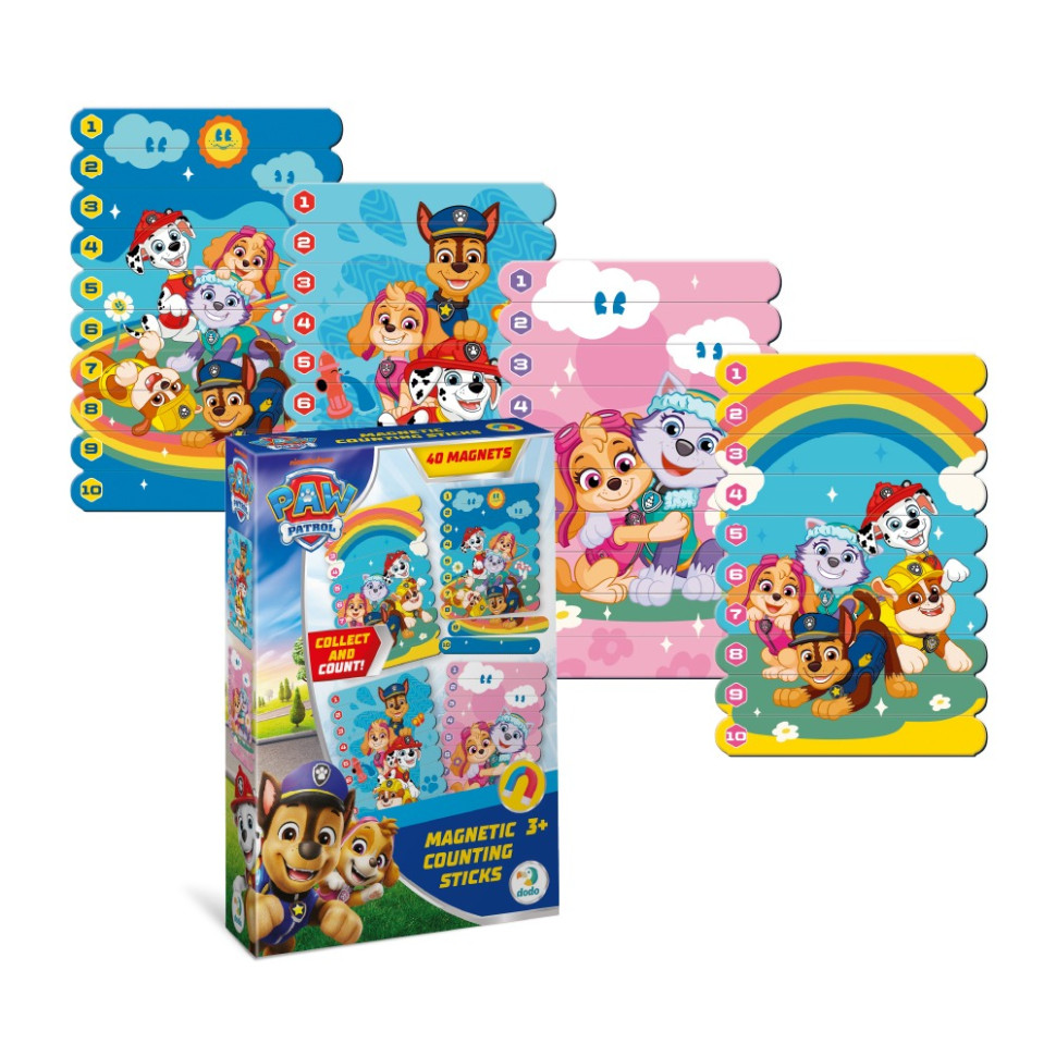 Магнитные палочки для счета "Paw Patrol: Дружба растет" 200653, 40 магнитных элементов — фото 3