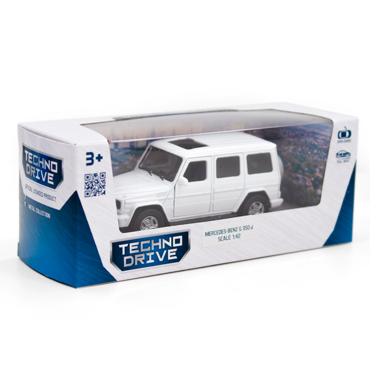 Автомодель - Mercedes BENZ G350 (белый) — фото 4