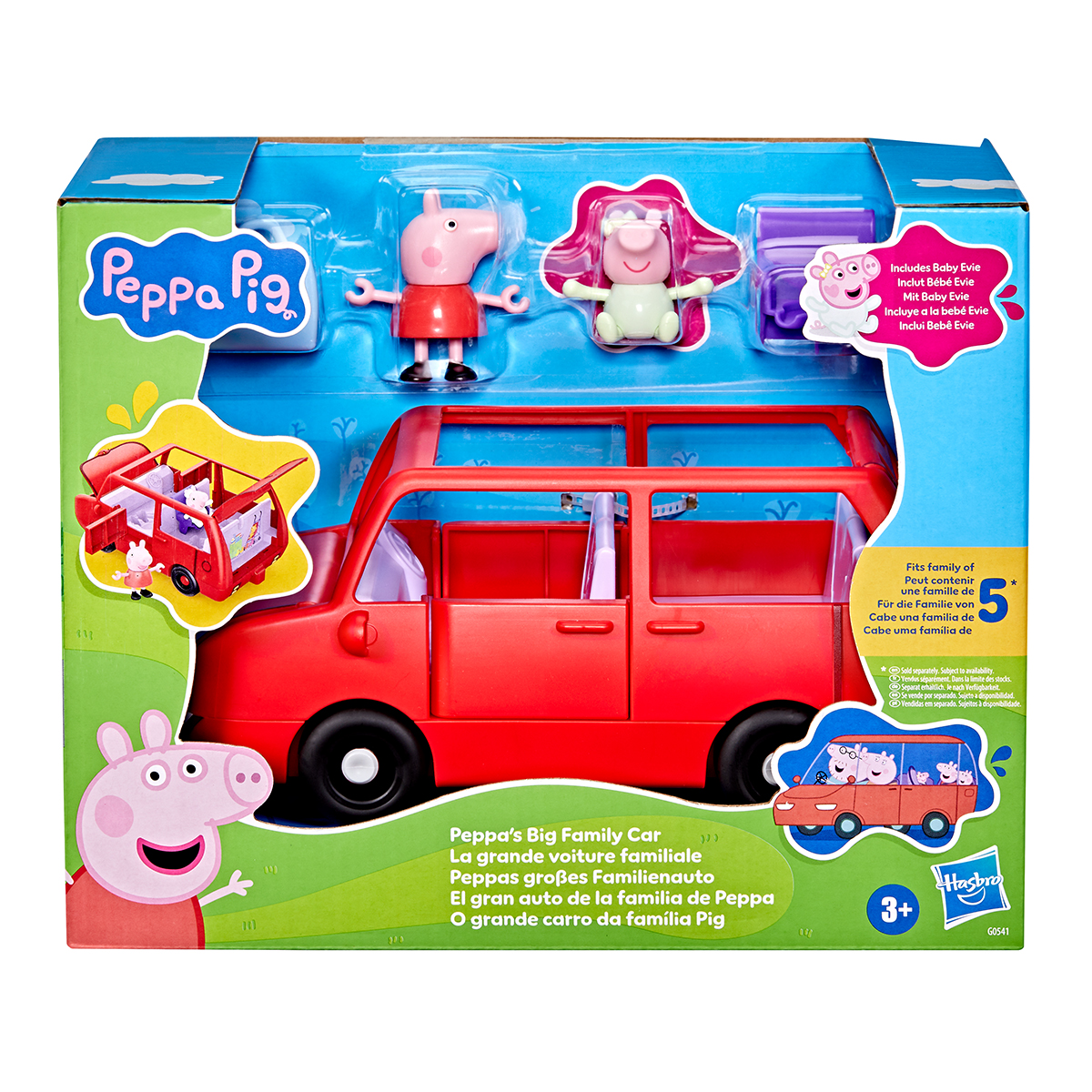 Ігровий набір Peppa Figurines – Великий Родинний Автомобіль Пеппи — фото 2