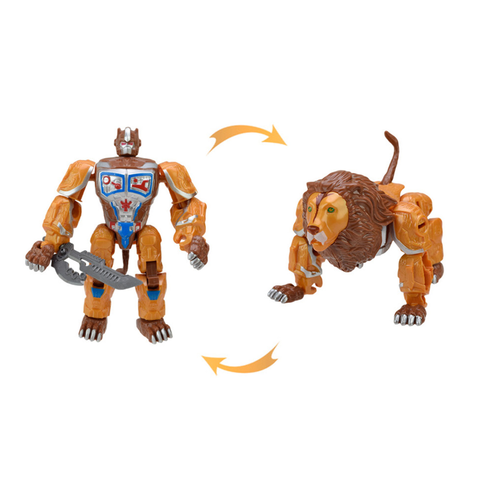 Дитячий робот-трансформер Justice Lioness 168-82(Orange) робот-лев — фото 2