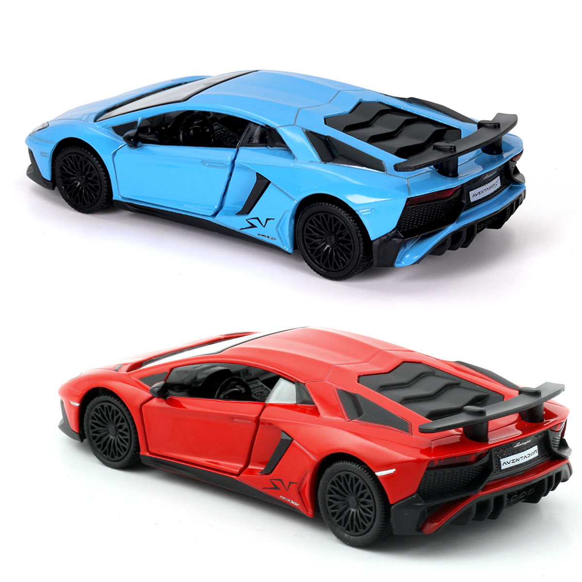 Автомодель - Lamborghini Aventador (красный, синий) — фото 3