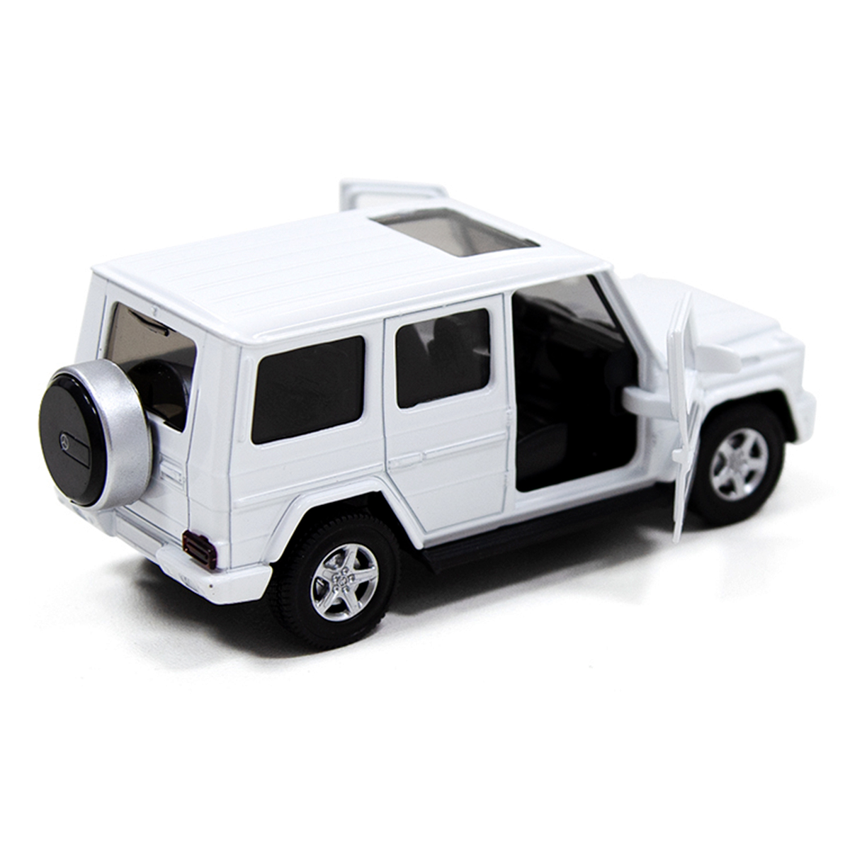 Автомодель - Mercedes BENZ G350 (белый) — фото 12