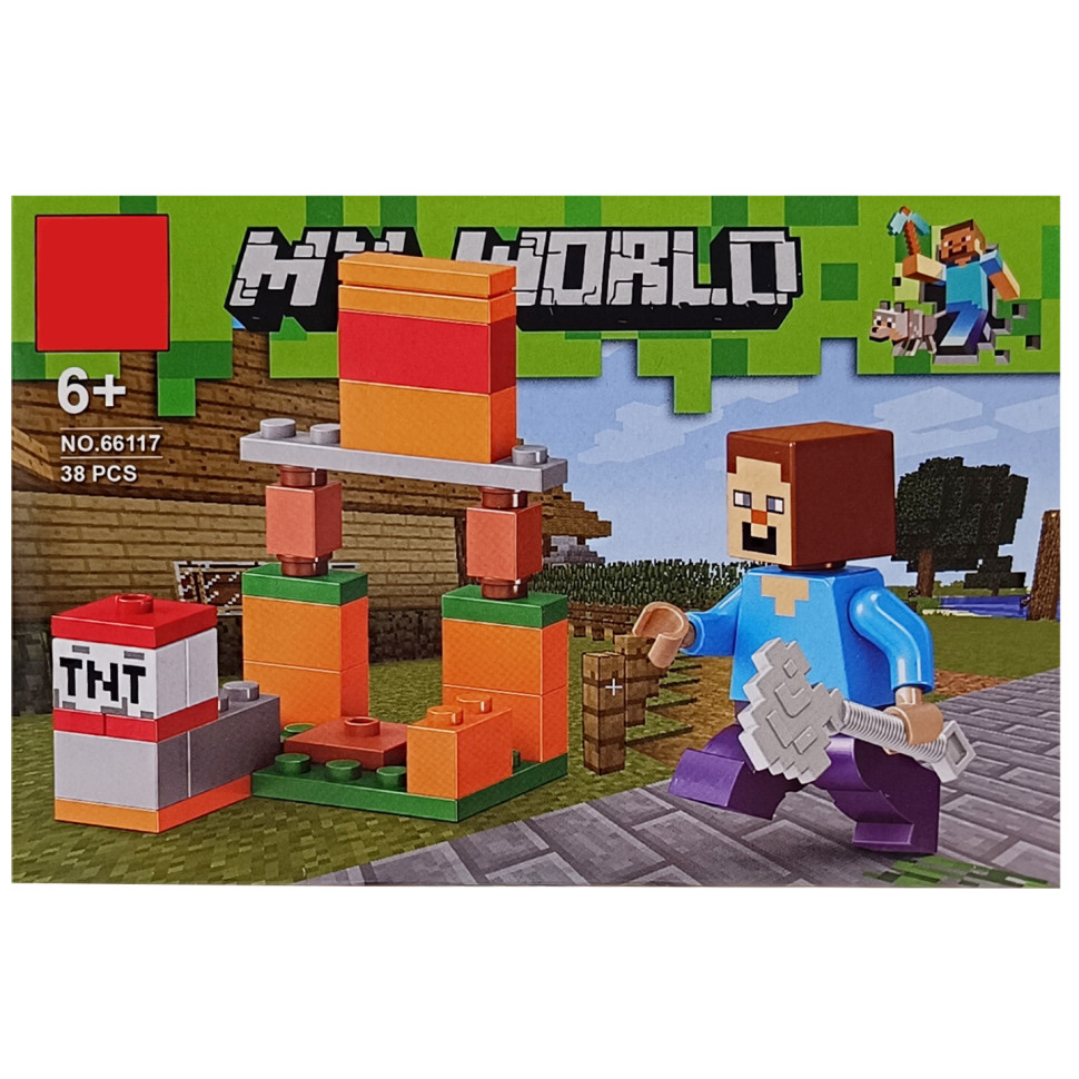 Конструктор дитячий "Minecraft" 66117-2, 39 деталей