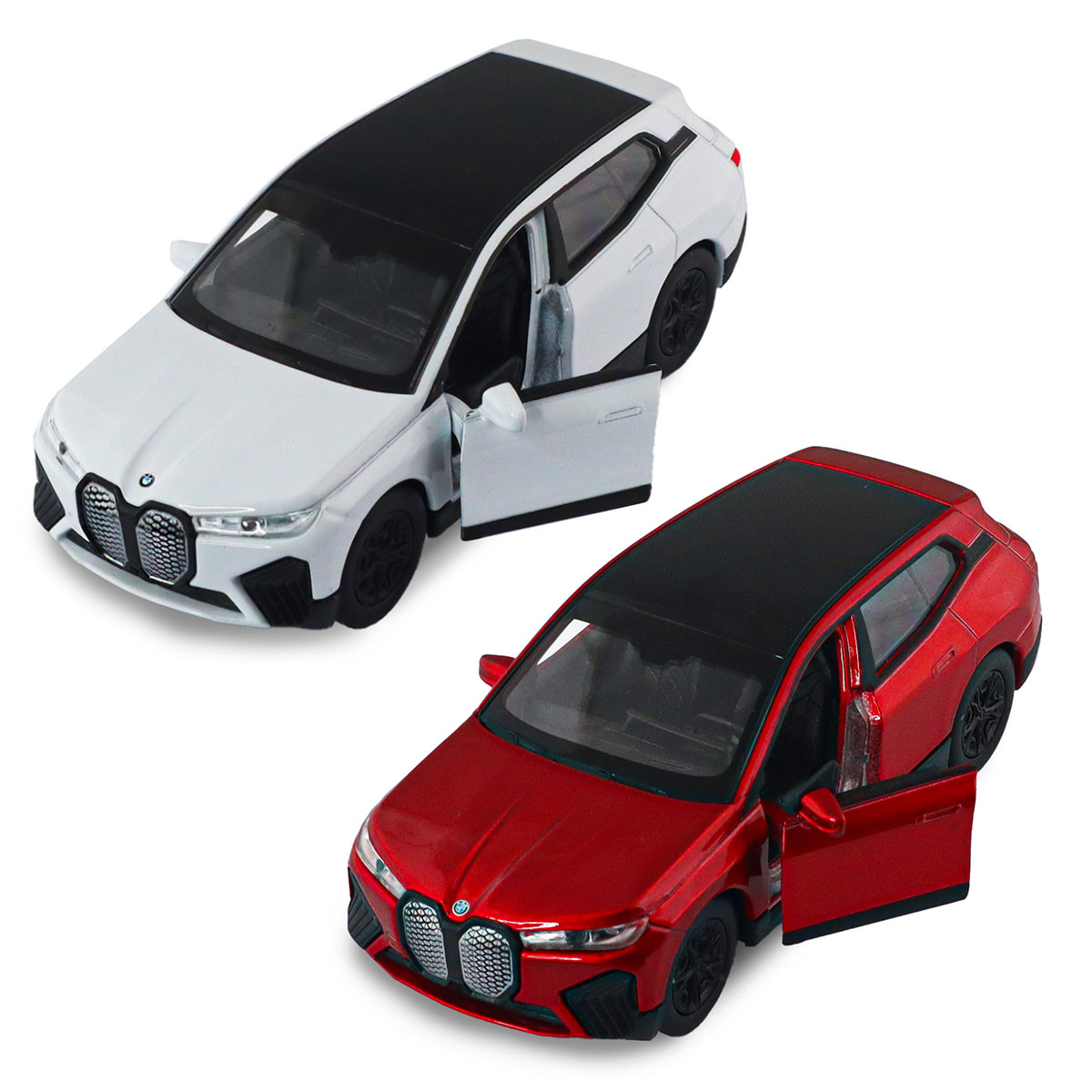Автомодель - BMW iX (червоний, білий) — фото 15