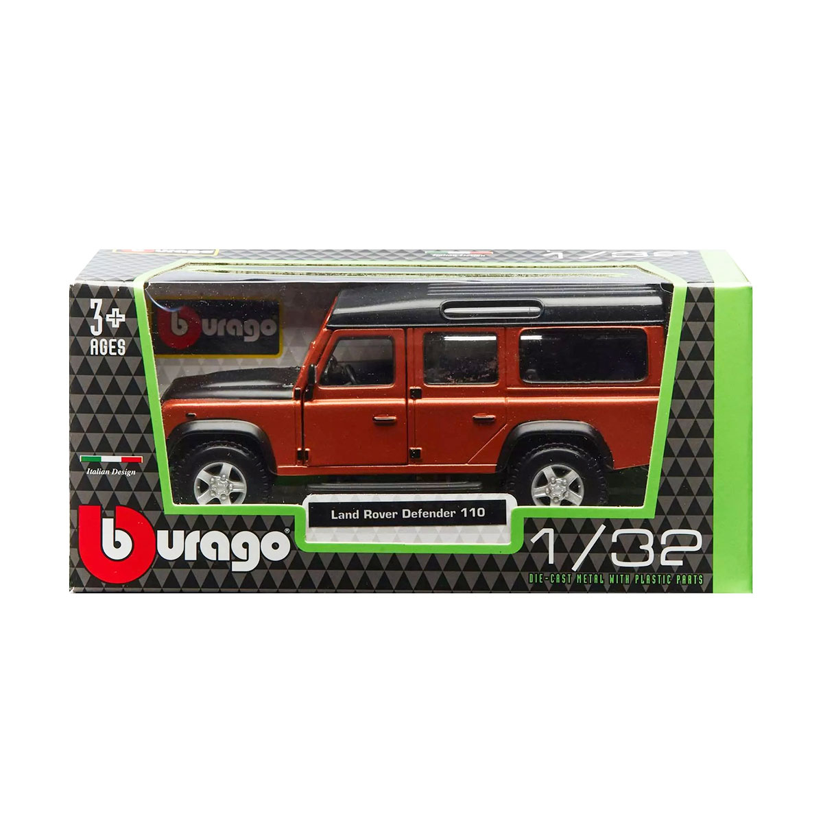 Автомодель - LAND Rover Defender 110 (асорті білий, помаранчевий металік 1:32) — фото 10