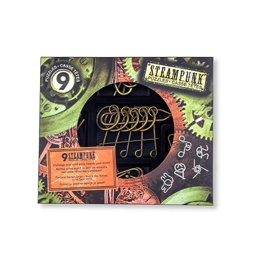 Набір головоломок 9 Steampunk Puzzles | Brown set 473206