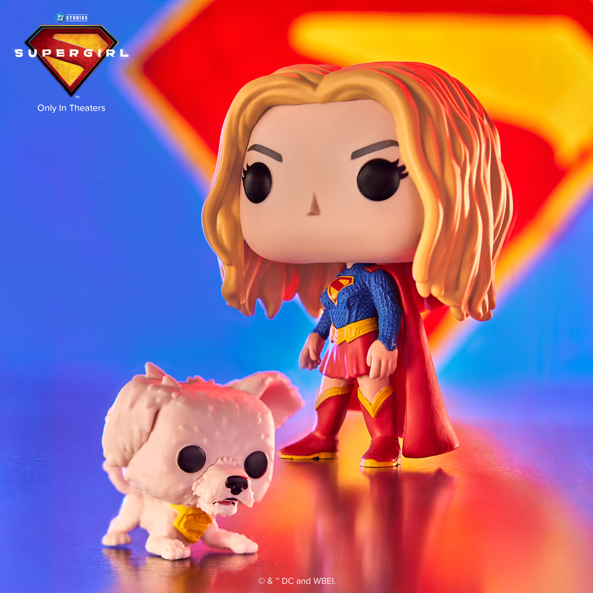 Набір ігрових фігурок Funko POP! серії "Суперґьорл" - Суперґьорл і Крипто Суперпес — фото 3