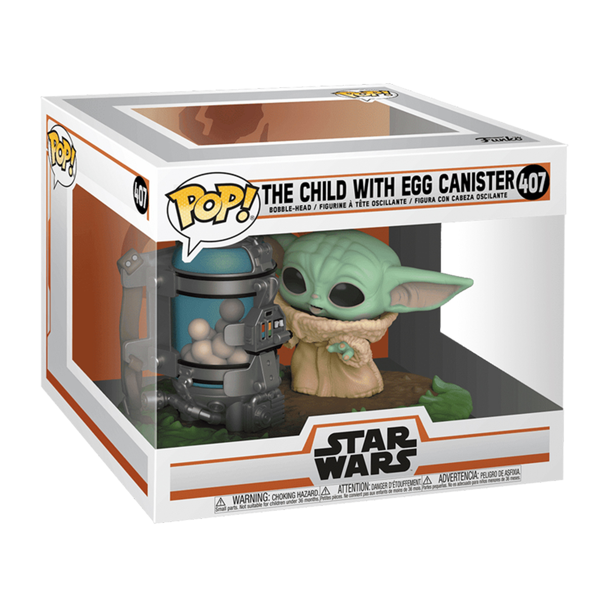 Игровая фигурка Funko POP! серии "Мандалорец" - Малыш Грогу с Емкостью Для Яиц