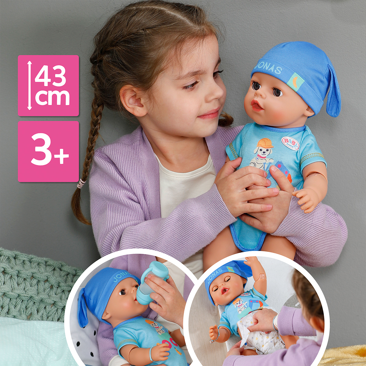 Лялька BABY born серії "Click and Play" – Джонас (43 см, з аксес.) — фото 4