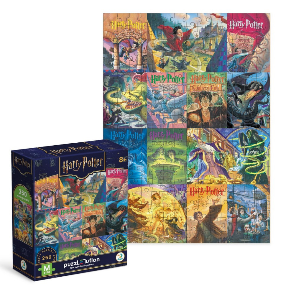 Пазл классический "Harry Potter Книжные обложки" 200657, 250 элементов — фото 3