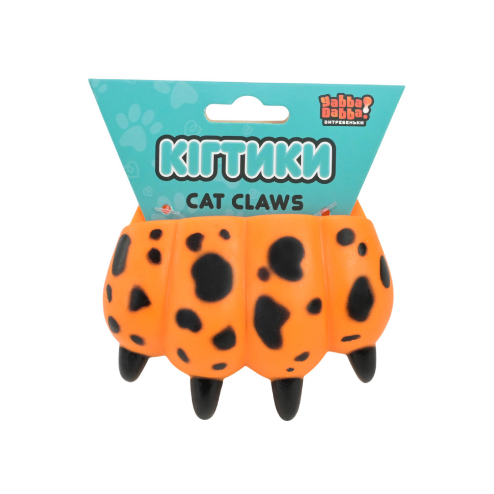 Антистрес дитячий Кігтики Cat Claws YD2576(Orange-Black) 9 см — фото 3