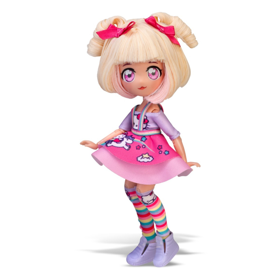 Детская кукла "Конфетка Единорог" 4SF Manga Dolls HKTF0400 серии "Hello Kitty" — фото 7