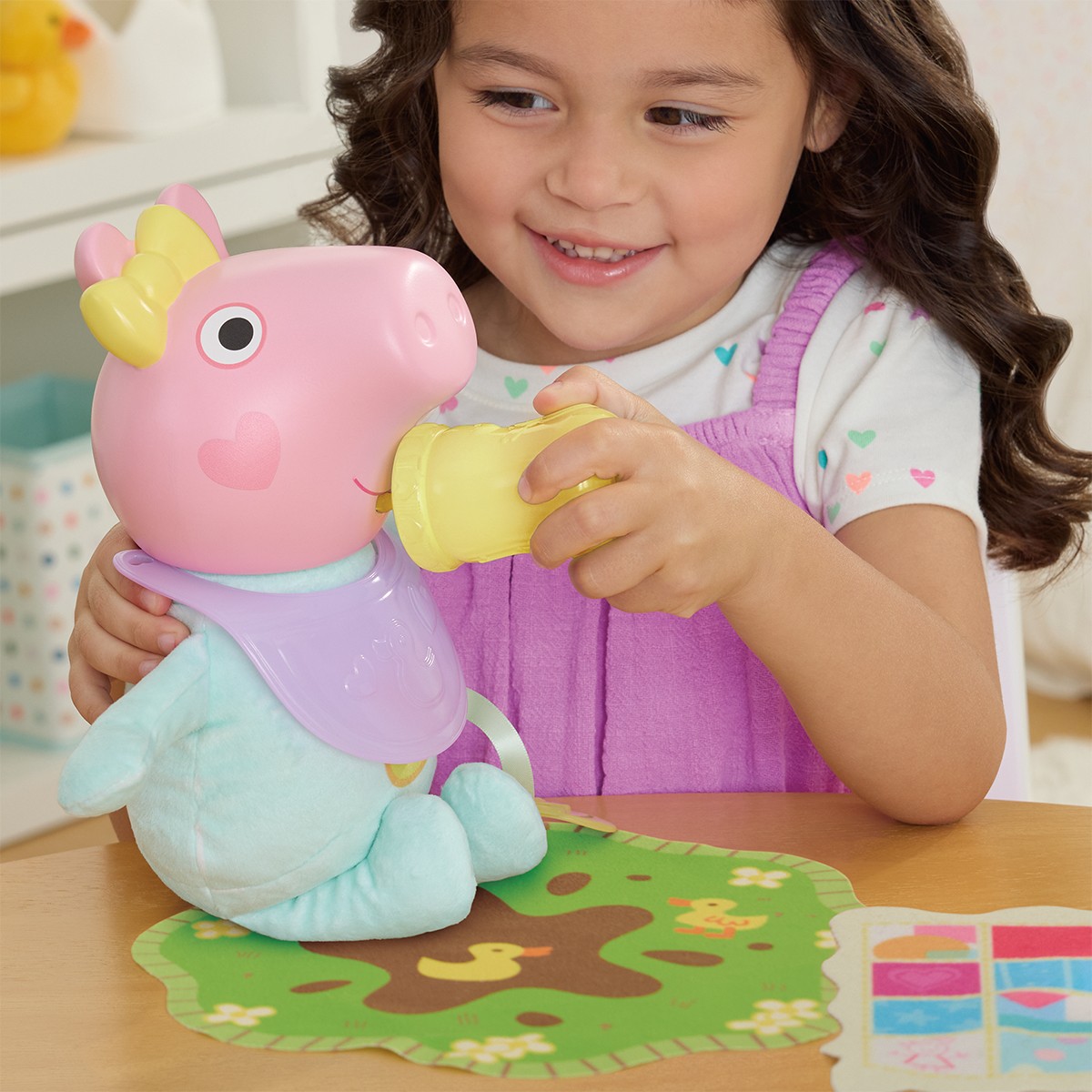 Інтерактивна іграшка Peppa – Крихітка Еві: Хрюшки-Обіймашки — фото 6