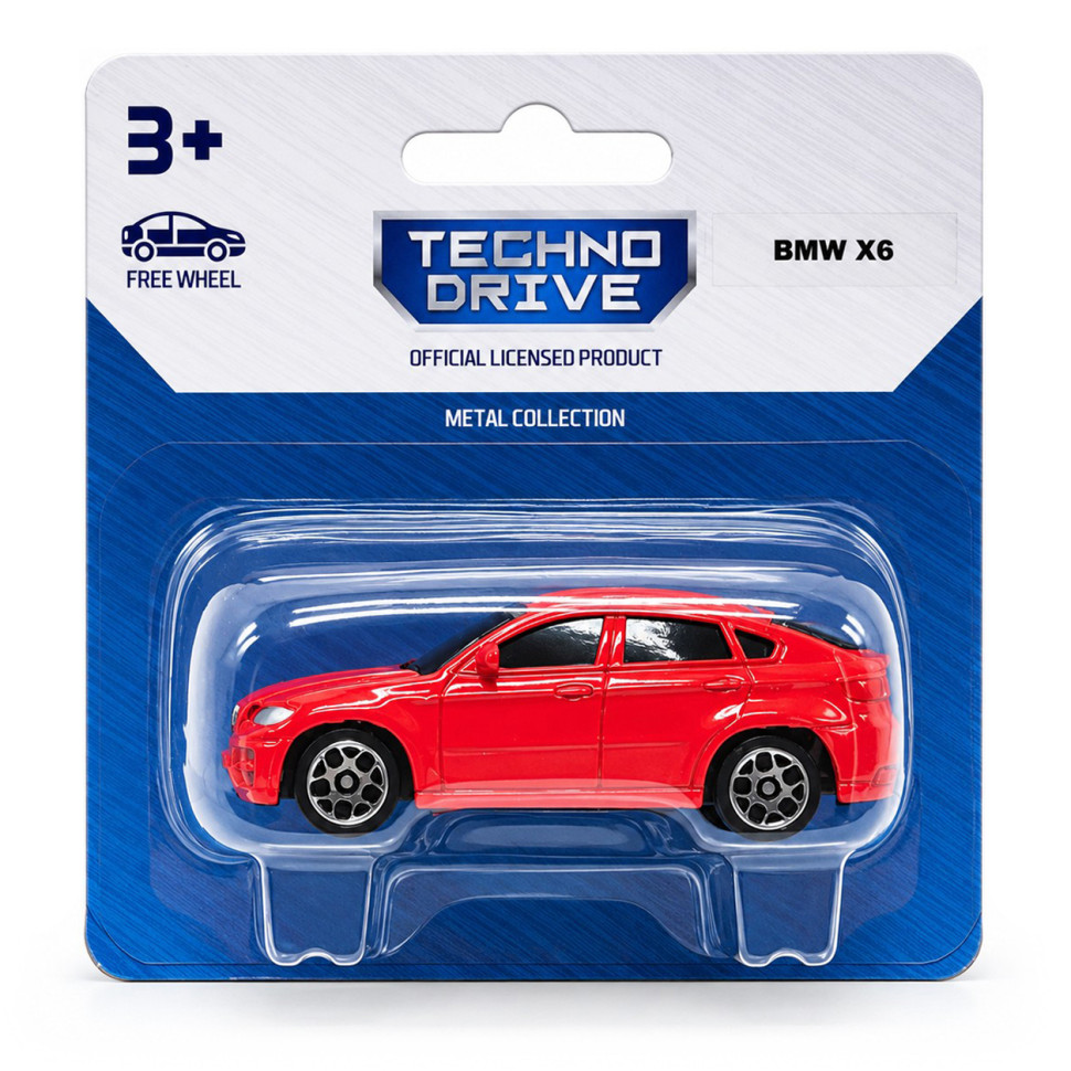 Дитяча мінімодель BMW X6 250438US2-20 серії Street Racers S3