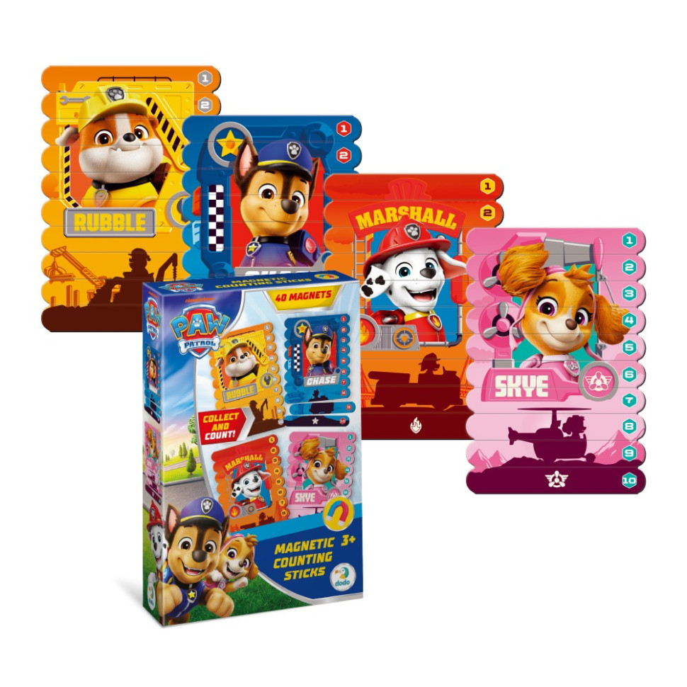 Магнитные палочки для счета "Paw Patrol: Герои-спасатели" 200652, 40 магнитных элементов — фото 3