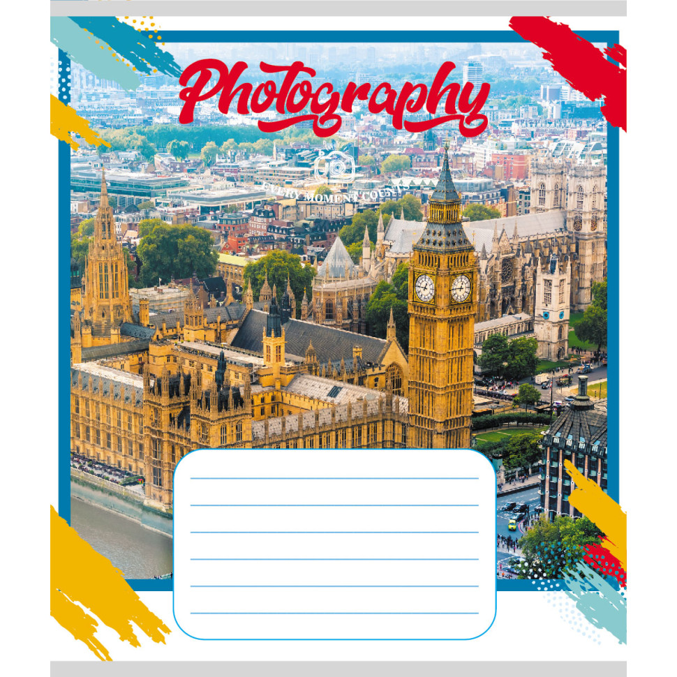 Зошит загальний "Фотографія" 096-959044K-1 в клітинку, 96 аркушів
