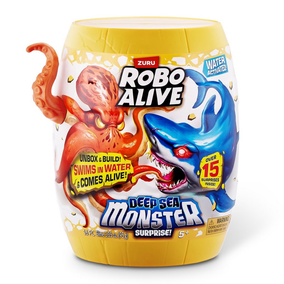Інтерактивний ігровий набір "Глибоководний сюрприз: Восьминіг" ROBO ALIVE S1 Pets & Robo Alive 71155B