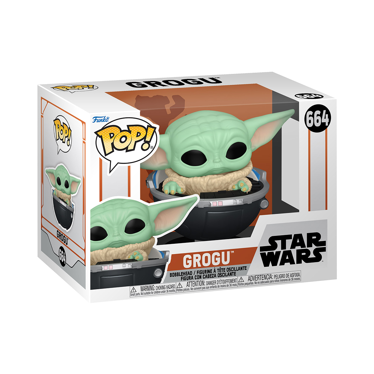 Игровая фигурка Funko POP! cерии "Мандалорец" – Малыш Грогу в Коляске — фото 5