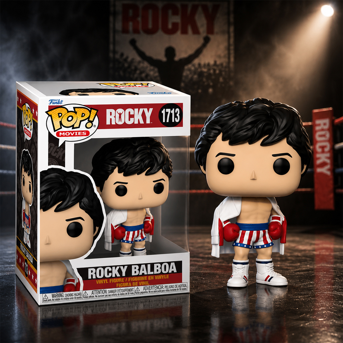 Ігрова фігурка Funko POP! серії "Роккі 4" - Роккі Бальбоа — фото 3