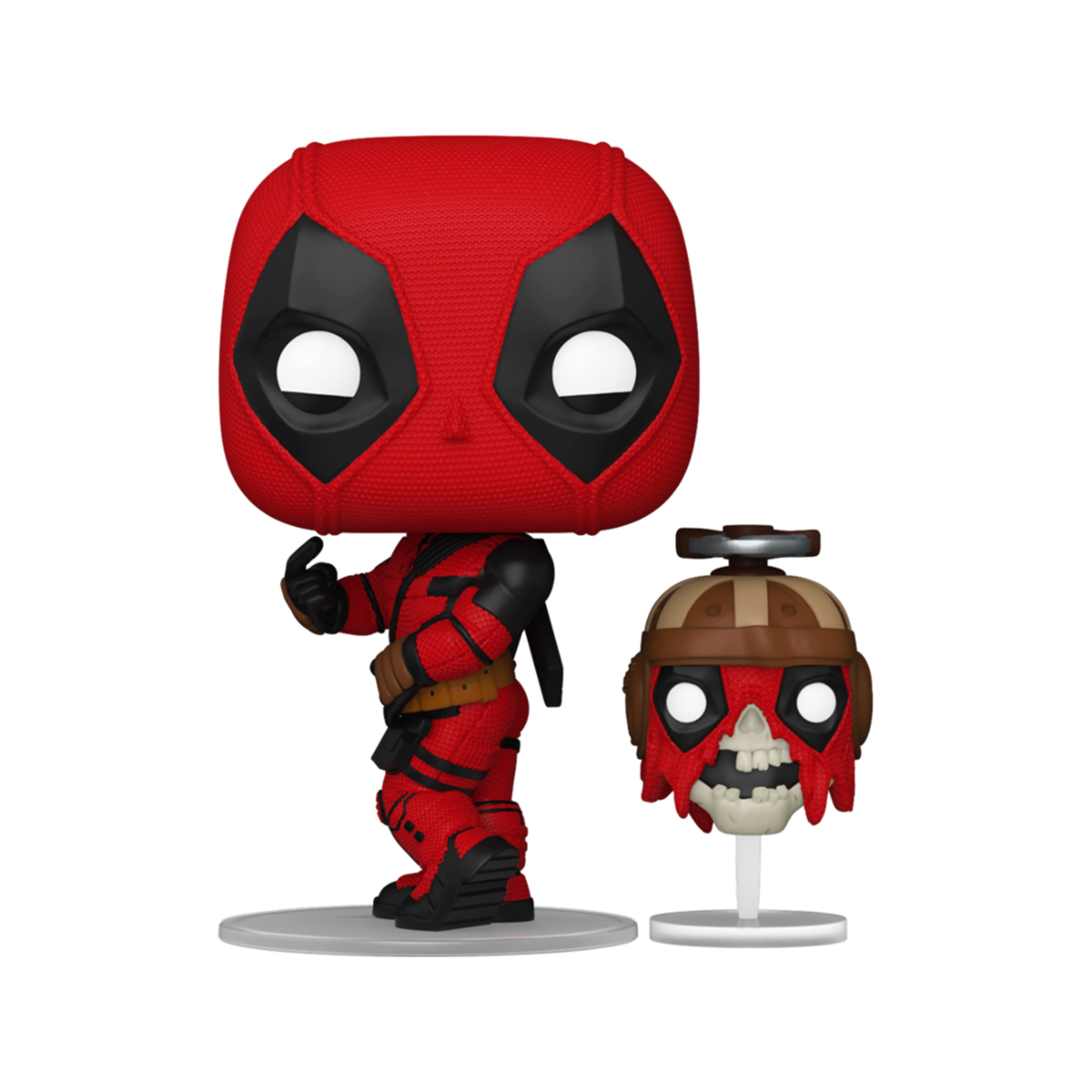 Набір ігрових фігурок Funko POP! серії "Дедпул 3" - Дедпул з Хедпулом — фото 2