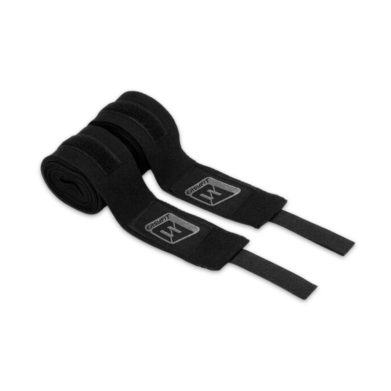 Бинти для боксу EF-0373-40-bk, FlexWrap, чорний 4 м