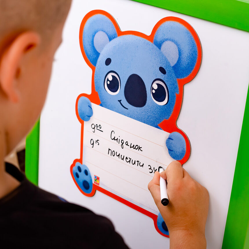 Магнітна дошка "Коала" з маркером Vladi Toys VT3601-23 (укр.) — фото 3