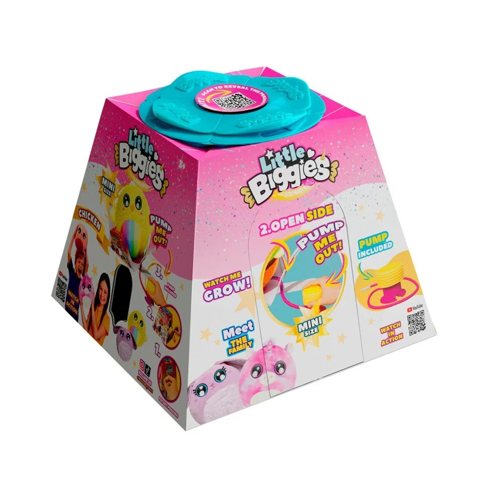 Игровой набор серии «Little Foodies» W2 - Клубника Biggies BIG002-ST надувная игрушка, насос 22см — фото 4