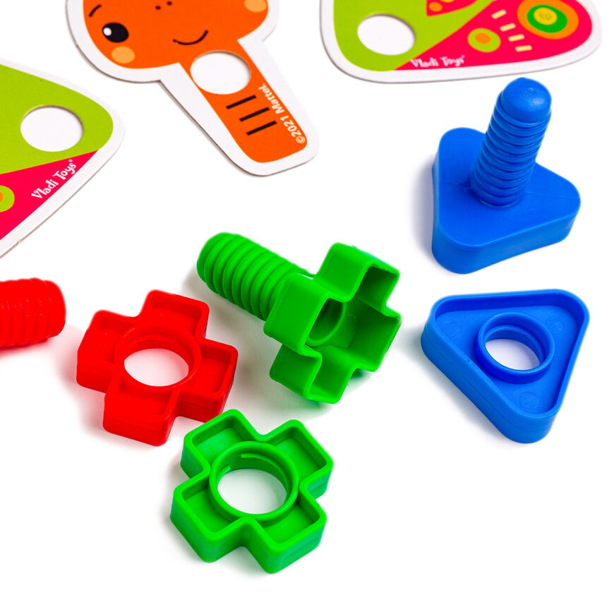 Гра-конструктор "Fisher-Price. Maxi болтики" Vladi Toys VT2905-23 Укр — фото 7