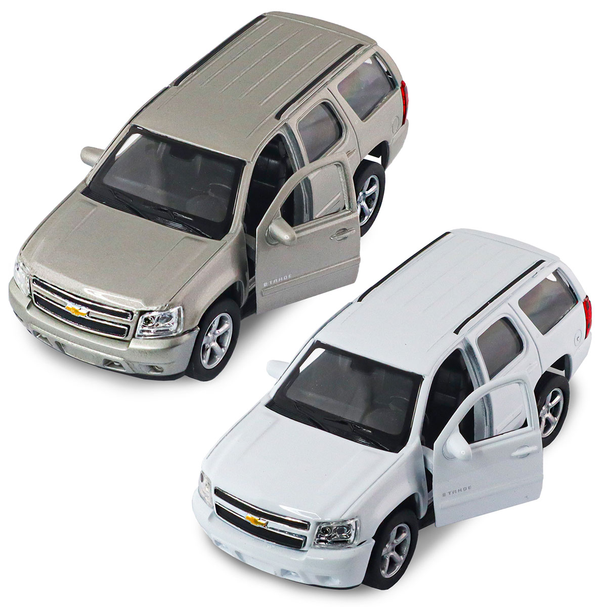 Автомодель - Chevrolet Tahoe 2008 (білий, сірий) — фото 15