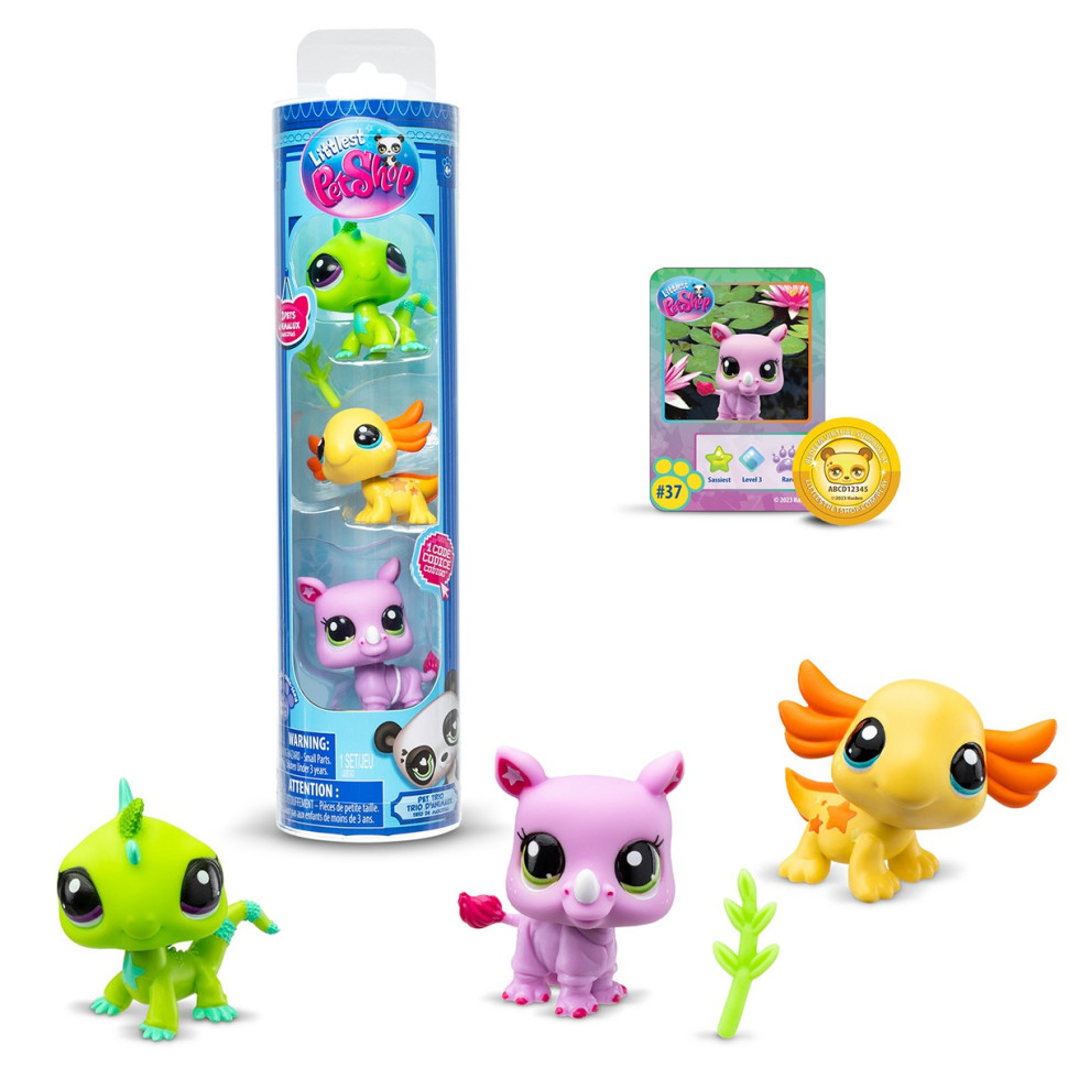 Ігровий набір "Настрій дикої природи" Littlest Pet Shop 00557 аксесуари та 3 фігурки — фото 3