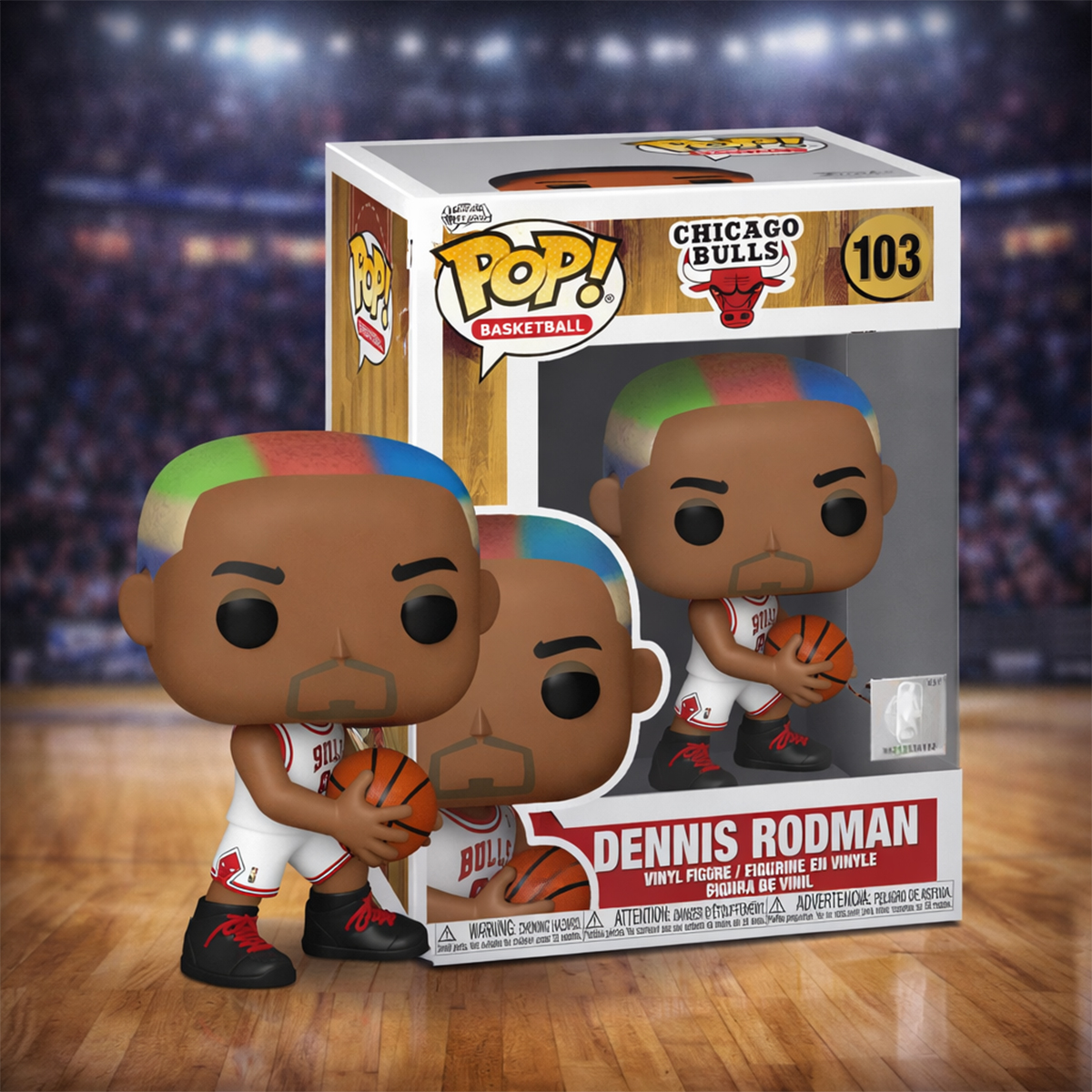 Ігрова фігурка Funko POP! серії "NBA: Chicago Bulls" - Денніс Родман — фото 5