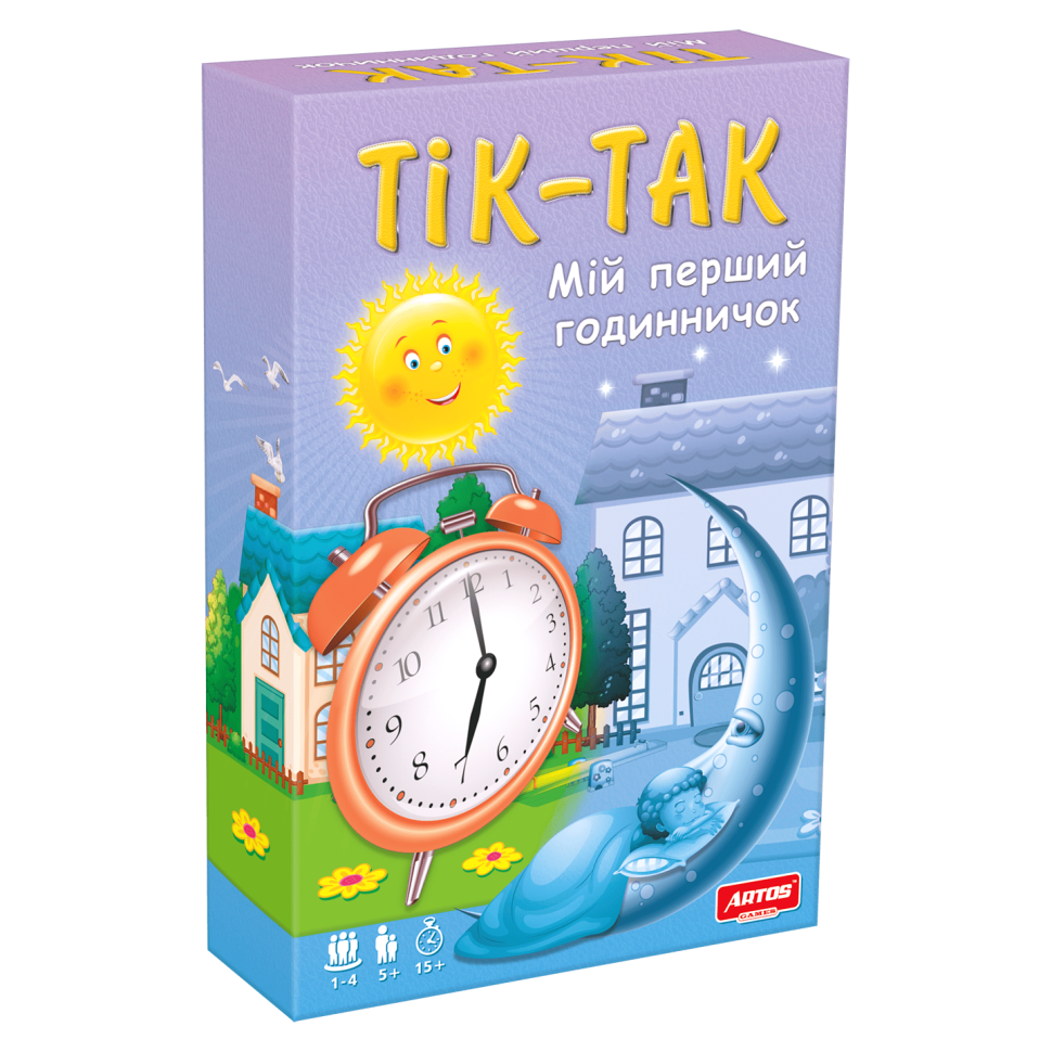 Дитяча розвиваюча гра "Тік-Так" 0819 перший годинник