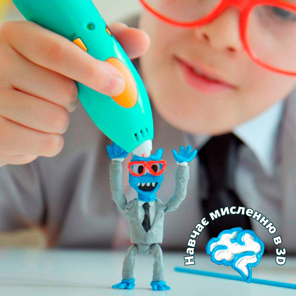 3D-ручка 3Doodler Start Plus для детского творчества базовый набор - Креатив (72 стержня) — фото 10