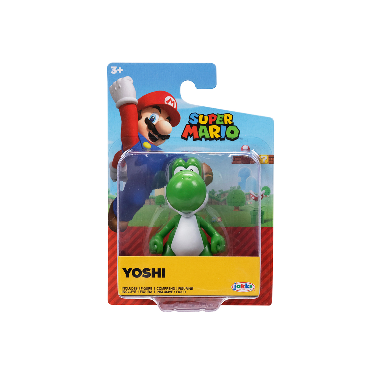 Игровая фигурка с артикуляцией Super Mario - Зеленый Йоши (6 cm)