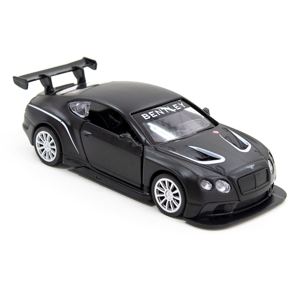 Детская автомодель BENTLEY CONTINENTAL GT3 TechnoDrive 250259 матовый черный — фото 7