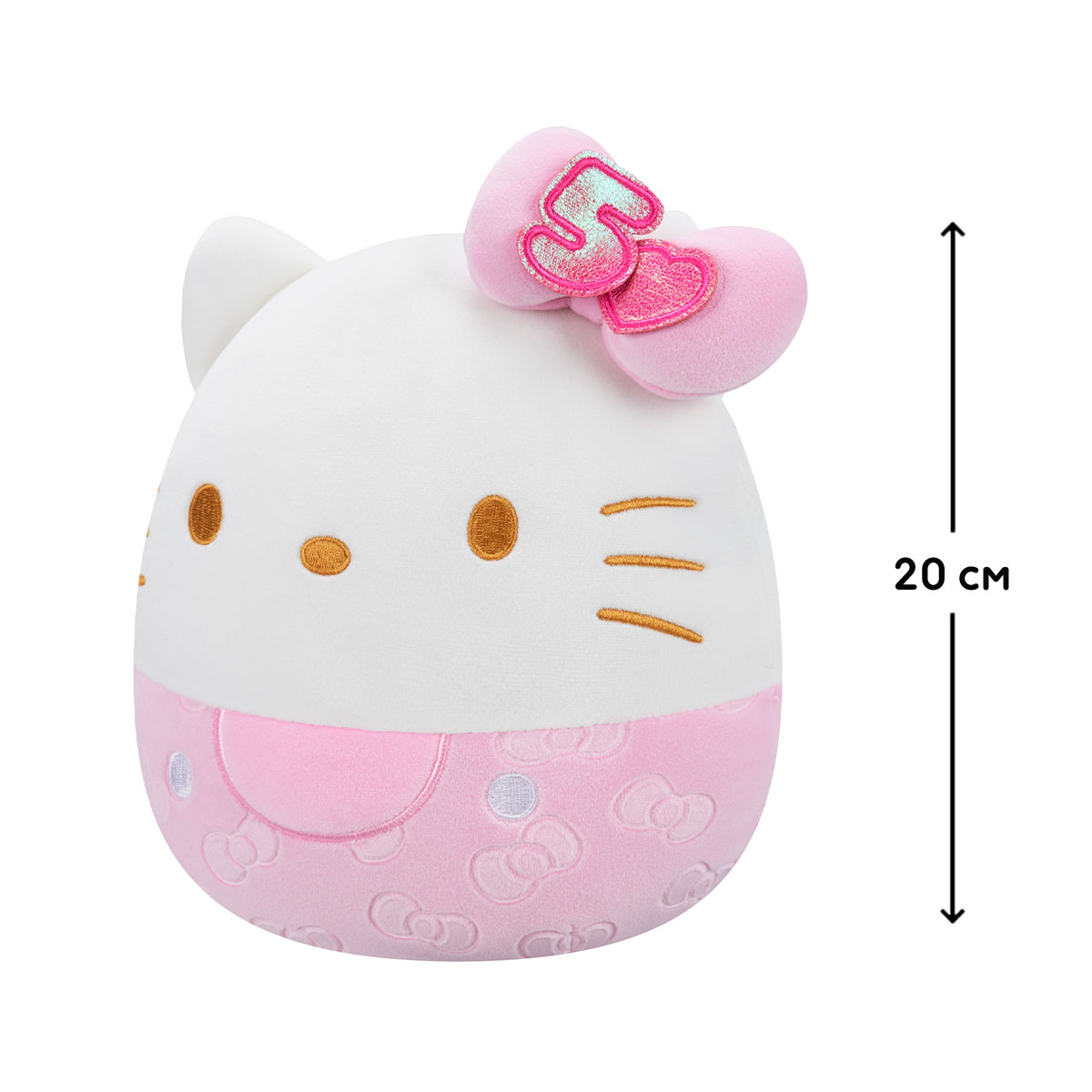 М'яка іграшка Squishmallows – Хелоу Кітті у Рожевому (20 cm) — фото 2