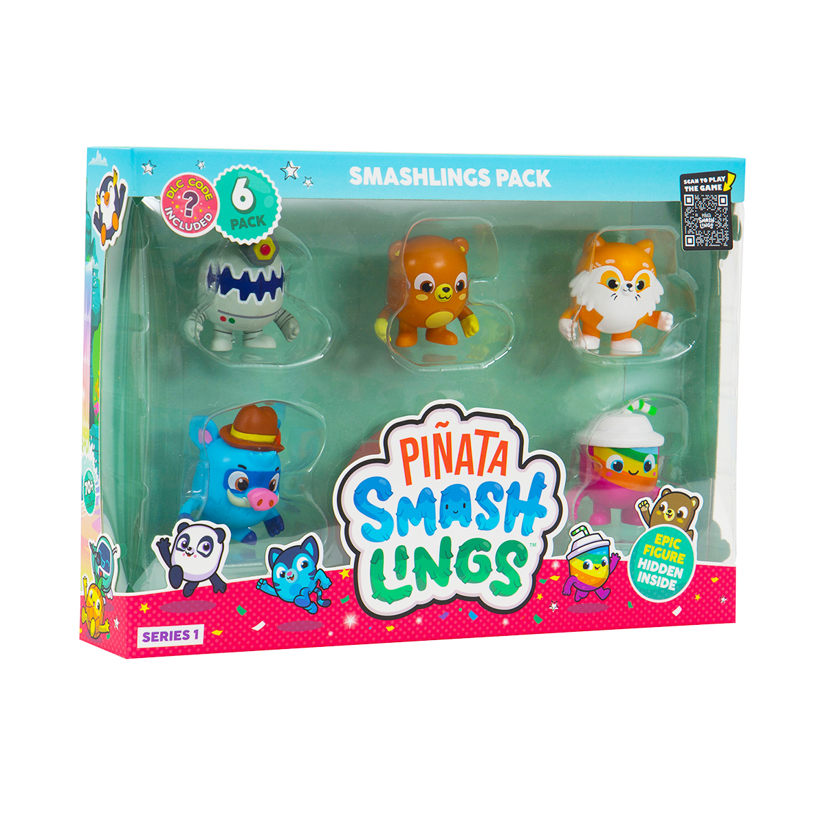 Набір фігурок Pinata Smashlings – Кумедні Герої (6 фігурок, в асорт.) — фото 4