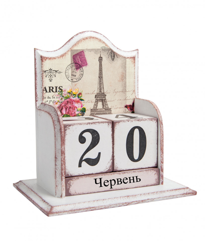 Детский набор для творчества. Декупаж "Вечный календарь" (Д-001) D-001 календарь кубик — фото 3