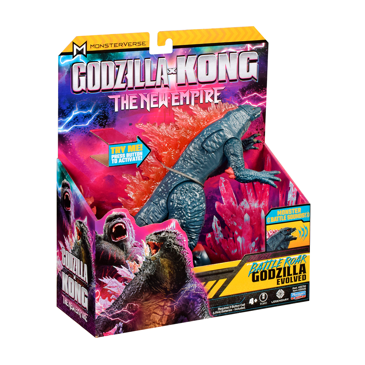 Фігурка Godzilla X Kong – Ґодзілла Готова До Бою (18 cm, звук) — фото 6