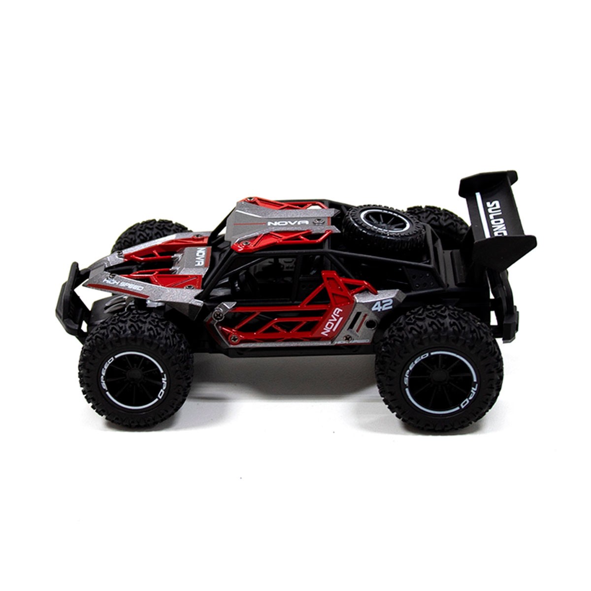 Автомобіль Metal Crawler з р/к - NOVA (сіро-червоний, метал. корпус, акум.3,7V, 1:16) — фото 6