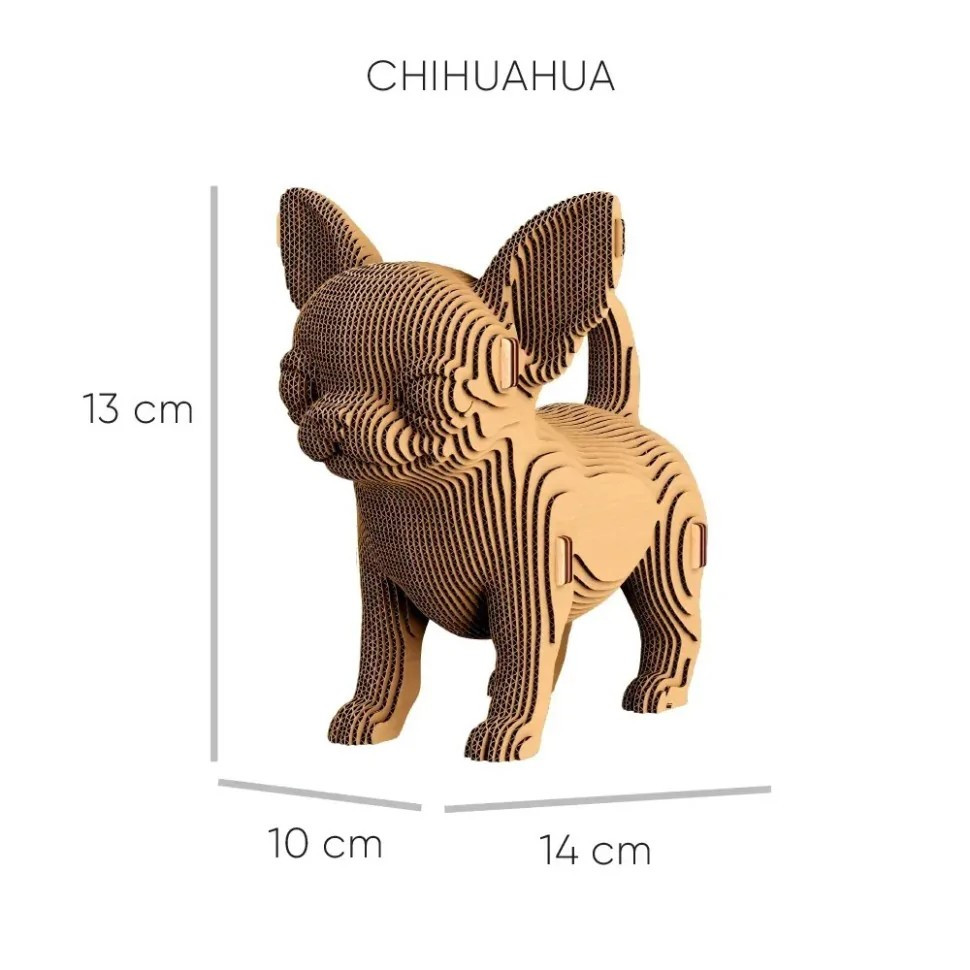 Картонний конструктор 3D Puzzle "PUPPIES TRIO" CARTPUPPIES 227 деталей — фото 4