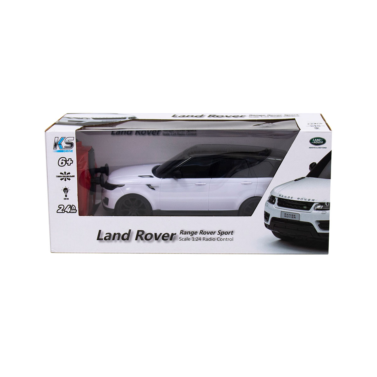 Автомобіль KS Drive на р/к - LAND Rover Range Rover Sport (1:24, 2.4Ghz, білий) — фото 11