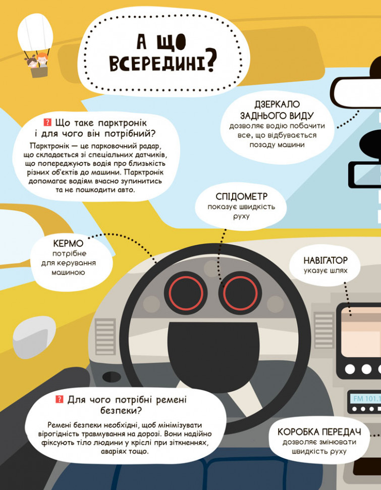 Дитяча книга "Моя перша енциклопедія" Такі різні машини " 866003 укр. мовою — фото 5