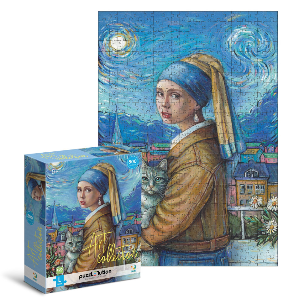 Пазл "Art: Дівчина з перловою сережкою" 300680, 500 елементів — фото 3
