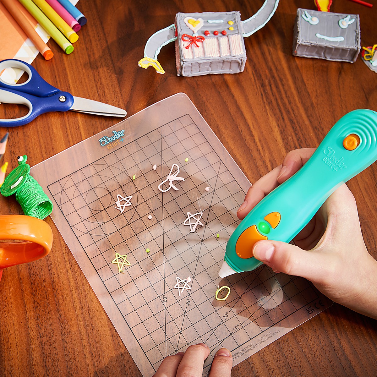 3D-ручка 3Doodler Start Plus для дитячої творчості - Креатив Плюс (72 стрижні) — фото 7