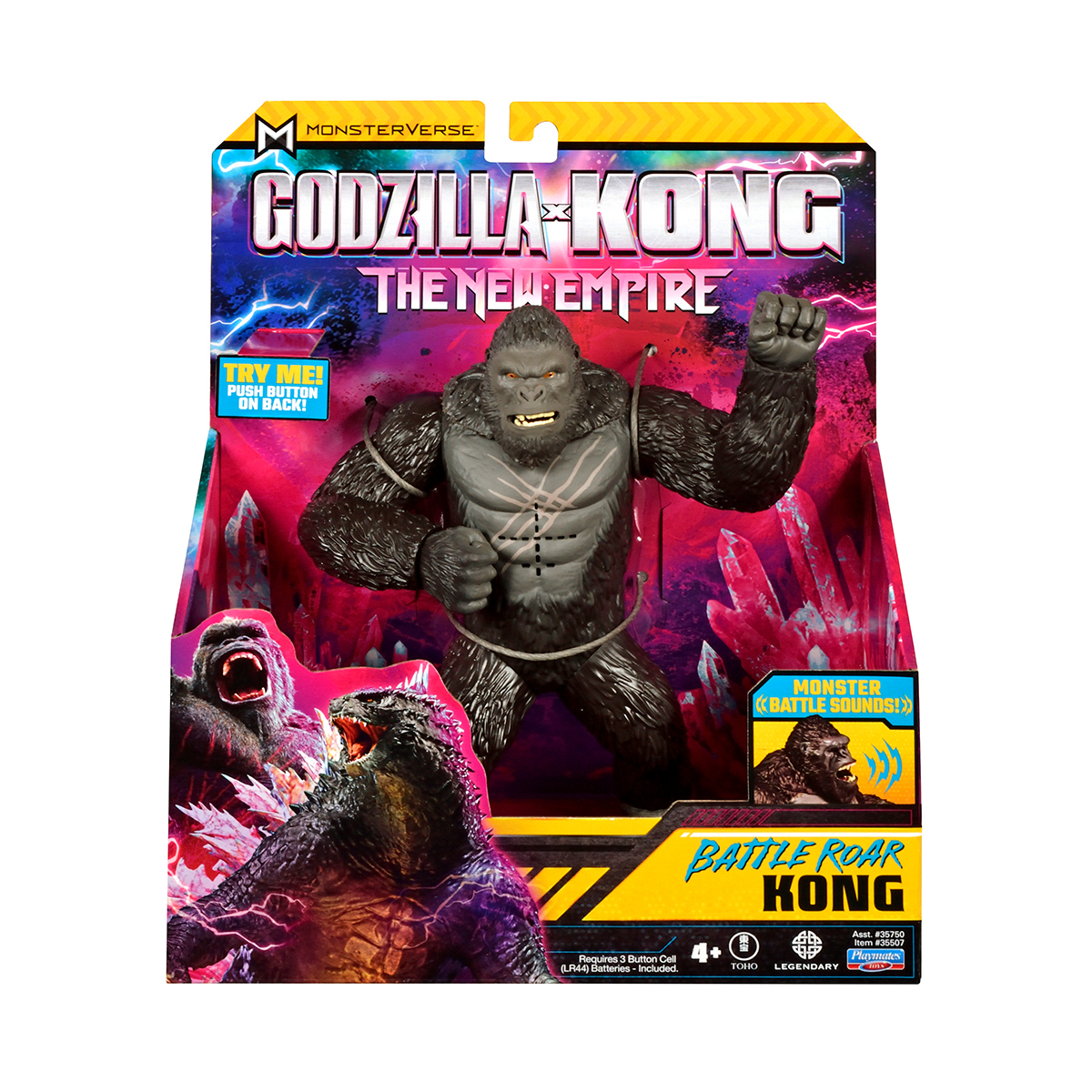 Фігурка Godzilla X Kong – Конг Готовий До Бою (18 cm, звук) — фото 5