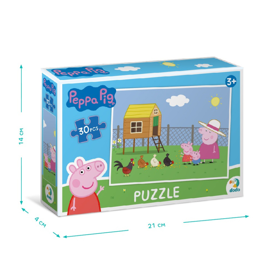 Детский пазл "Peppa Pig: Курятник" 200301, 30 элементов — фото 5